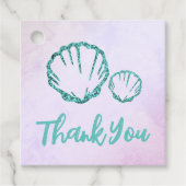 Seashell Baby Dusche Geschenkanhänger (Vorderseite)