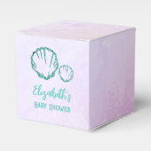 Seashell Baby Dusche Geschenkschachtel (Vorderseite)