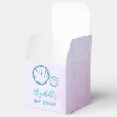 Seashell Baby Dusche Geschenkschachtel (Geöffnet)