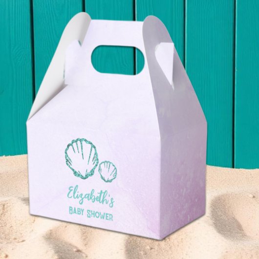 Seashell Baby Dusche Geschenkschachtel
