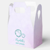 Seashell Baby Dusche Geschenkschachtel (Geöffnet)