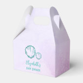 Seashell Baby Dusche Geschenkschachtel (Vorderseite)