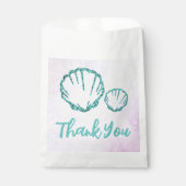 Seashell Baby Dusche Geschenktütchen (Vorderseite)