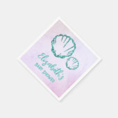 Seashell Baby Dusche Serviette (Ecke)