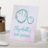 Seashell Baby Dusche Sockelschild (In SItu)