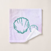 Seashell Baby Dusche Waschlappen (Waschlappen)
