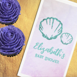 Seashell Baby Shower Napkins Serviette