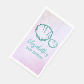 Seashell Baby Shower Napkins Serviette (Ecke)