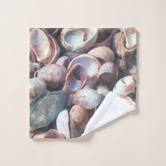 Seashell Badhandtuch Set (Waschlappen)
