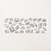 Seashell Bath Handtuch Set Yogamatte (Vorderseite (Horizontal))