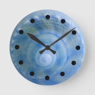 Seashell Bath Set Wall Clock Runde Wanduhr