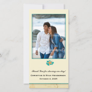 Seashell Beach Dankeskarte