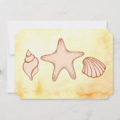 Seashell Beach Einladungen (Vorderseite)