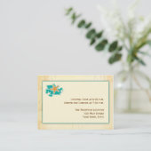 Seashell Beach Empfang Begleitkarte (Stehend Vorderseite)