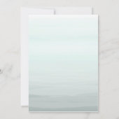 Seashell Beach Geburtstagsparty Einladung (Rückseite)