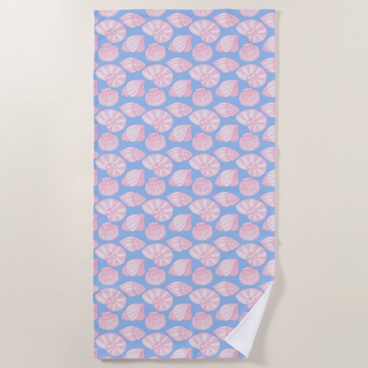 Seashell Beach Handtuch (Vorderseite)