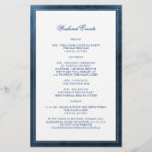 Seashell Beach Hochzeit Willkommensreise der Marin (Rückseite)