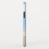 Seashell Beach Mit Monogramm Case-Mate iPhone Hülle (Hinten/Rechts)