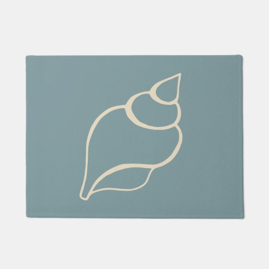 Seashell Beach Muschel Doormat Begrüßungsmat Rug G Fußmatte (Vorderseite)