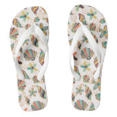 Seashell Beach Pattern Badesandalen (Fußbett)