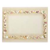 Seashell Beach Sand Border Notizblock (Vorderseite)