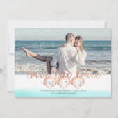 Seashell Beach Save the Date (Vorderseite)