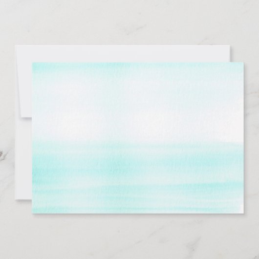 Seashell Beach Save the Date (Rückseite)