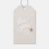 Seashell Beach Starfish für Sie Geschenkanhänger (Vorderseite)