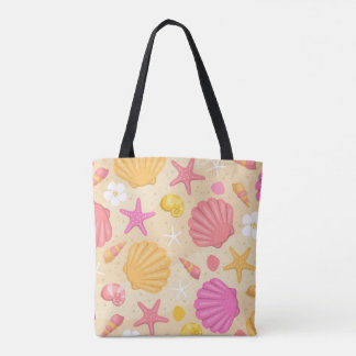 Seashell Beach Tote Bag Tasche