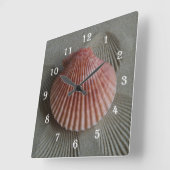 Seashell Beach Wall Uhr (Winkel)