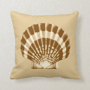 Seashell - Braun und Beige Kissen