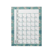 Seashell Calendar Notepad Notizblock (Rotiert)