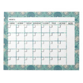 Seashell Calendar Notepad Notizblock (Vorderseite)