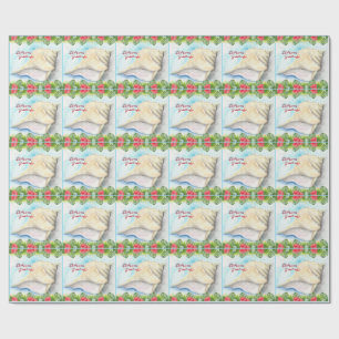 Seashell Christmas Wrapping Paper Geschenkpapier