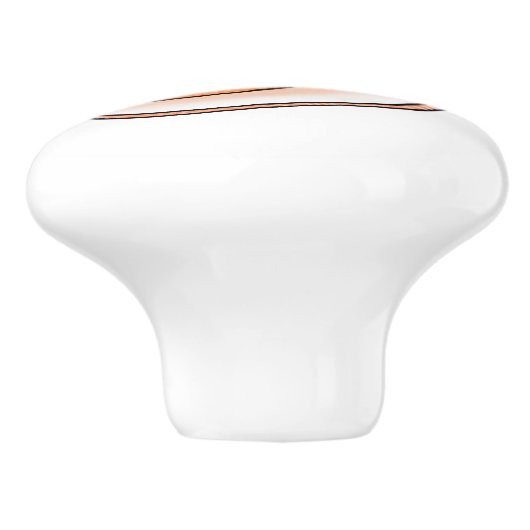 Seashell Coastal Beach House Keramikknauf (Seitenansicht)