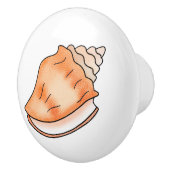 Seashell Coastal Beach House Keramikknauf (Rechts)