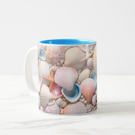 Seashell Coffee Tasse (Vorderseite Links)