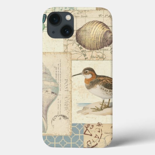 Seashell Collage Case-Mate iPhone Hülle (Rückseite)