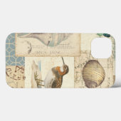 Seashell Collage Case-Mate iPhone Hülle (Rückseite (Horizontal))