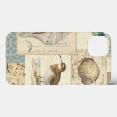 Seashell Collage Case-Mate iPhone Hülle (Rückseite (Horizontal))
