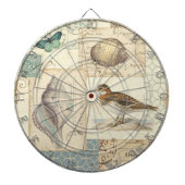 Seashell-Collage Dartscheibe (vorne)