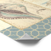 Seashell Collage Poster (Ecke)