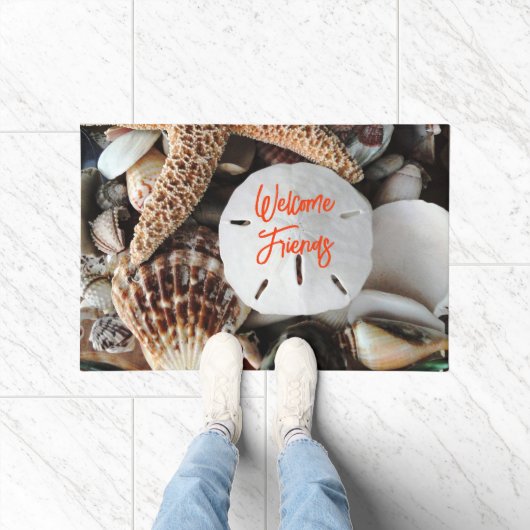 Seashell Collection Welcome Friends Doormat Fußmatte (Indoor)