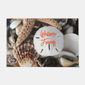 Seashell Collection Welcome Friends Doormat Fußmatte (Vorderseite)