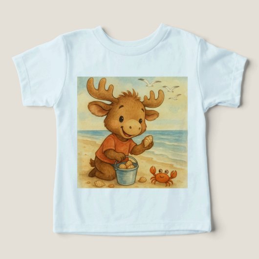 Seashell Collector Beach Explorer T - Shirt für Ki (Design Vorderseite)