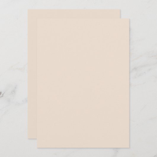 Seashell Color Einladung (Vorne/Hinten)