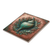Seashell Copper und Patina Beach House Fliese (Seite)