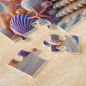 Seashell Cottage Whimsical Mermaid Beach House Puzzle (Seite)