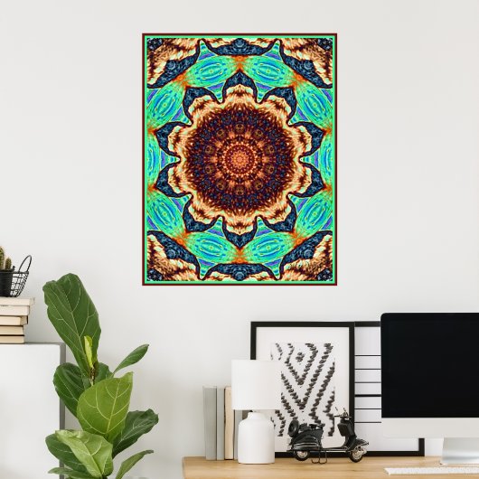 "Seashell Dance" Poster (Heimbüro)