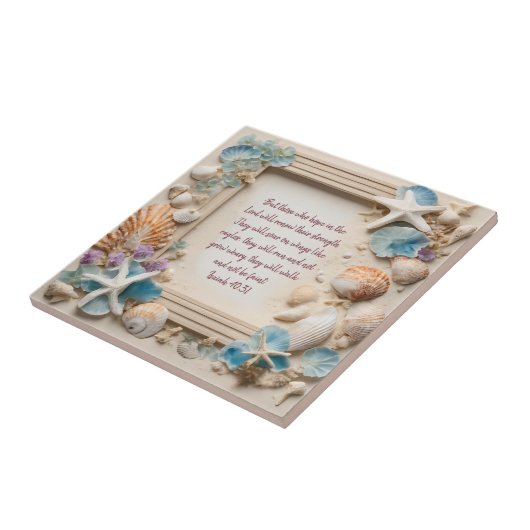 Seashell Dreams Frame Fliese (Seite)